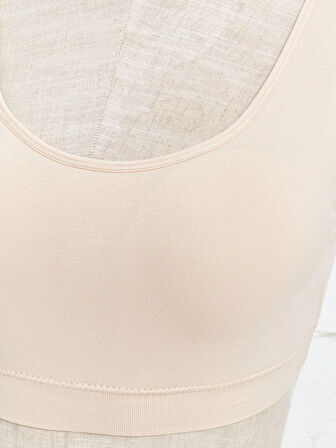 LCW DREAM Pembe Balensiz Dolgusuz Düz Seamless Sporcu Sütyen