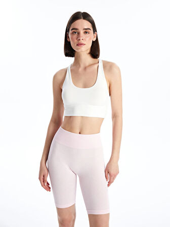 XSIDE ACTIVE BEYAZ Kadın U Yaka Düz Spor Büstiyer