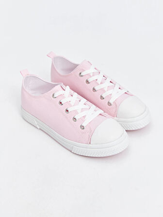 LCW STEPS PEMBE Bağcıklı Kız Çocuk Spor Ayakkabı