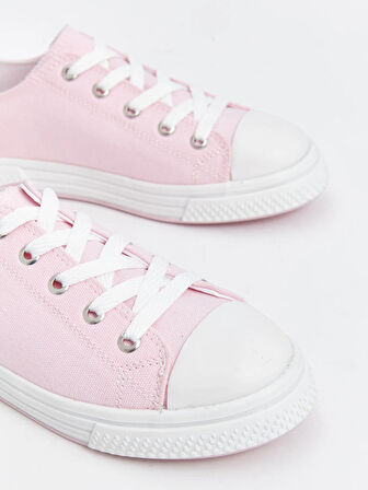 LCW STEPS PEMBE Bağcıklı Kız Çocuk Spor Ayakkabı
