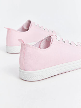 LCW STEPS PEMBE Bağcıklı Kız Çocuk Spor Ayakkabı