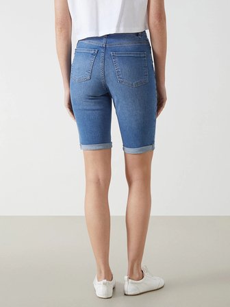 LCW Jeans Indigo Bermuda Fit Kadın Jean Şort