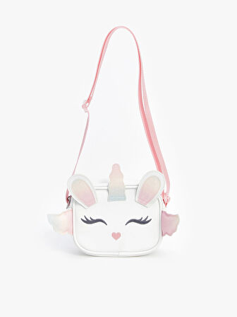 LCW ACCESSORIES EKRU 3 Boyutlu Kız Çocuk Omuz Çantası