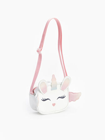LCW ACCESSORIES EKRU 3 Boyutlu Kız Çocuk Omuz Çantası