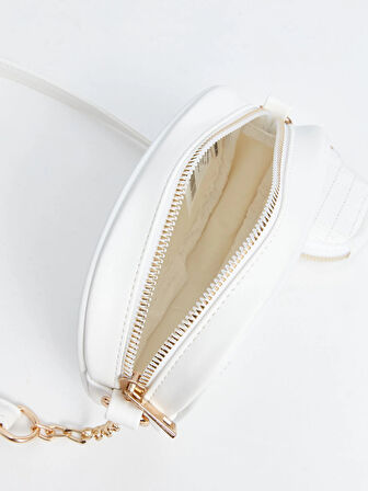 LCW ACCESSORIES BEYAZ Deri Görünümlü Kız Çocuk Omuz Çantası
