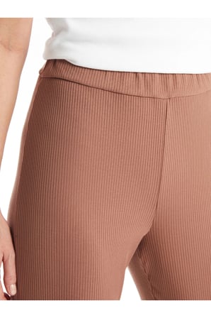 Kadın Beli Lastikli Düz Pantolon