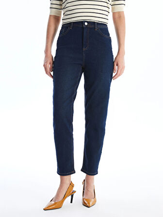 LCWAIKIKI Classic Indigo Slim Fit Kadın Jean Pantolon