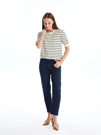 LCWAIKIKI Classic Indigo Slim Fit Kadın Jean Pantolon