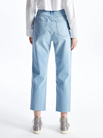 LCW Jeans Indigo Straight Fit Kadın Jean Pantolon