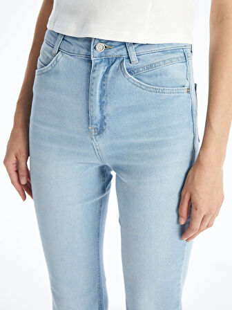 LCW Jeans İNDİGO Mars Flare Kadın Jean Pantolon