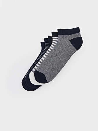 LCW ACCESSORIES Karişik Çizgili Erkek Patik Çorap 5'li