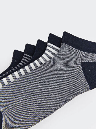LCW ACCESSORIES Karişik Çizgili Erkek Patik Çorap 5'li