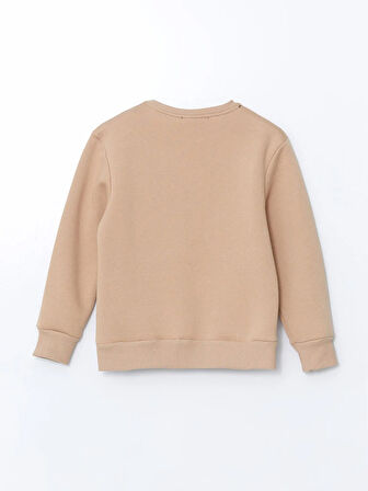 Bisiklet Yaka Baskılı Kız Çocuk Sweatshirt_W4LR73Z4-12Y_8684141549783_6-7 Yaş