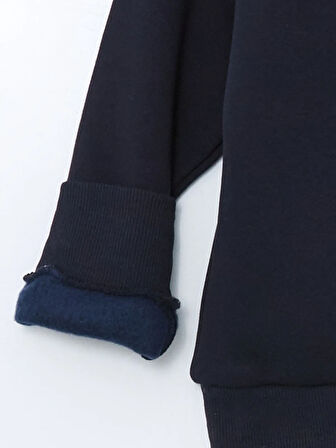 Bisiklet Yaka Baskılı Erkek Çocuk Sweatshirt_W4LR81Z4-HSF_8684141551953_8-9 Yaş