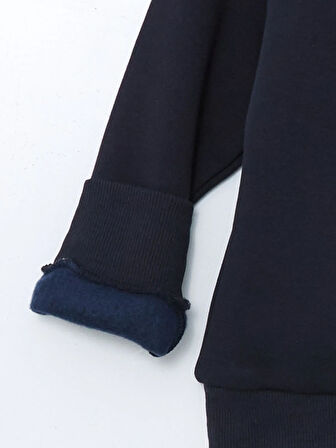 Bisiklet Yaka Baskılı Erkek Çocuk Sweatshirt_W4LR82Z4-HSF_8684141552295_6-7 Yaş