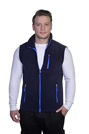 Erkek Polar Yelek Tam Femuarlı Outdoor Spor Yelek 3 Cepli 8 Renk