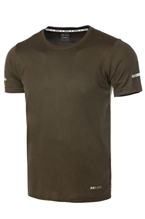 Erkek Nem Emici Hızlı Kuruma Atletik Teknik Performans Spor T-shirt Drıfıt-kısakol