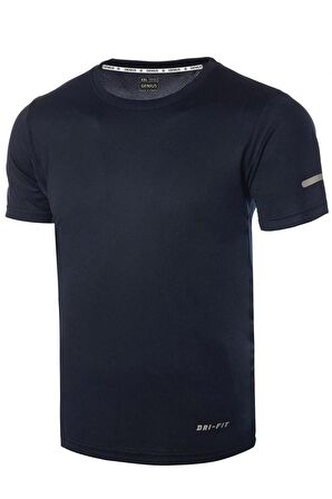 Erkek Nem Emici Hızlı Kuruma Atletik Teknik Performans Spor T-shirt Drıfıt-kısakol