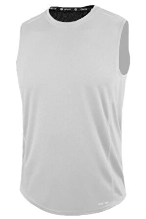 Erkek Nem Emici Hızlı Kuruma Atletik Teknik Performans Sporcu Sıfır Kol T-shirt DRIFIT-SIFIRKOL