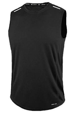 Erkek Nem Emici Hızlı Kuruma Atletik Teknik Performans Sporcu Sıfır Kol T-shirt DRIFIT-SIFIRKOL