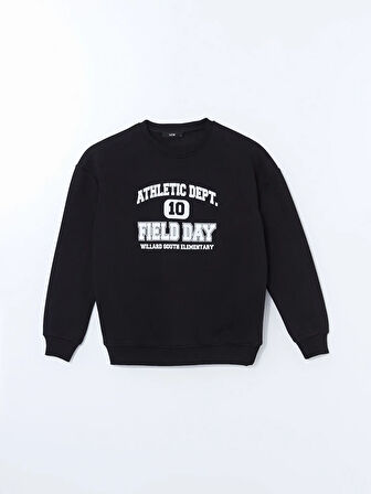 Bisiklet Yaka Kadın Sweatshirt_W4LE51Z8-HEG_8684142349719_S
