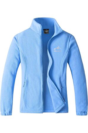 Unisex Renkli Tam Fermuarlı Polar Outdoor Polar Ceket Tactical Polar