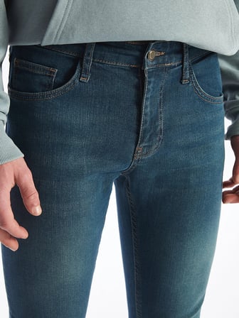 LCW Jeans Yeşil 760 Skinny Fit Erkek Jean Pantolon