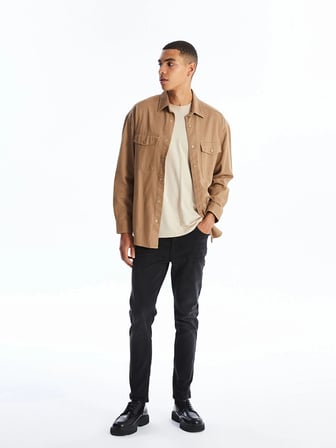 LCW Jeans Siyah 760 Skinny Fit Erkek Jean Pantolon