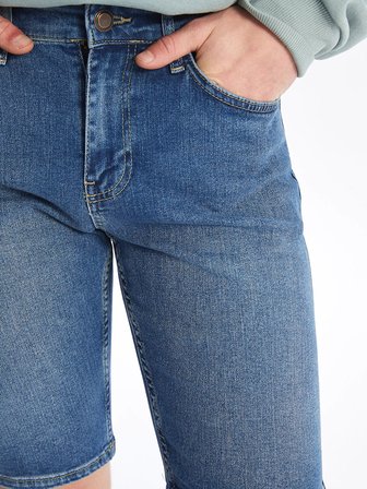 LCW Jeans Indigo Slim Fit Erkek Jean Şort