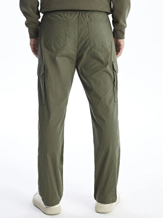 LCW Casual HAKİ Standart Kalıp Poplin Erkek Pantolon