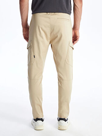 XSIDE BEJ Slim Fit Erkek Kargo Pantolon