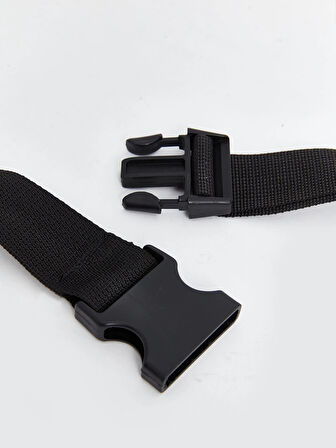 LCW ACCESSORIES SİYAH Fermuarlı Erkek Bel Çantası