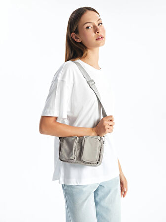 LCW ACCESSORIES GRİ Ayarlanabilir Askılı Kadın Kol Çantası