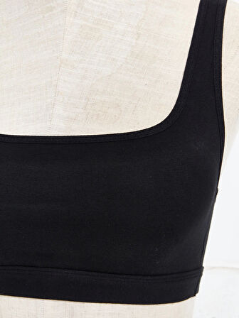 LCW Young Siyah Düz Pedli Büstiyer 2'li Paket