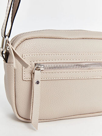 LCW ACCESSORIES EKRU Deri Görünümlü Kadın Kol Çantası