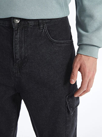 LCW Jeans Antrasit Baggy Fit Erkek Jean Pantolon