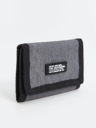 LCW ACCESSORIES Gri Baskılı Erkek Çocuk Cüzdan