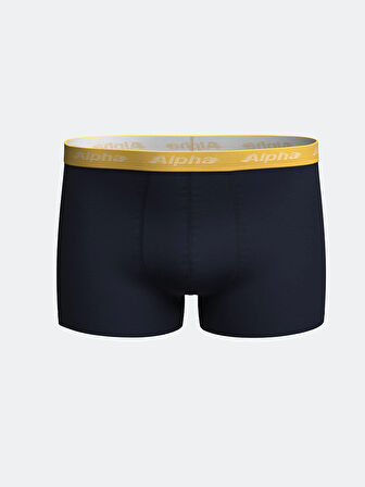 LC WAIKIKI Lacivert Standart Kalıp Pamuklu Esnek Erkek Boxer 3'lü