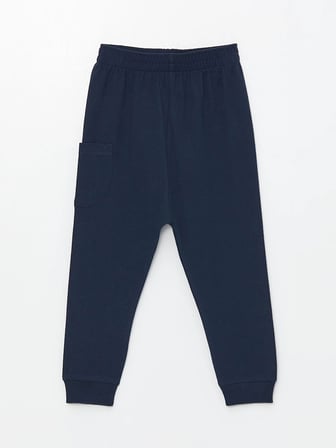 LCW Kids Lacivert Beli Lastikli Erkek Bebek Jogger Eşofman Altı