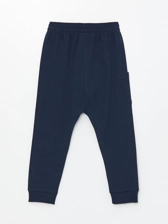 LCW Kids Lacivert Beli Lastikli Erkek Bebek Jogger Eşofman Altı