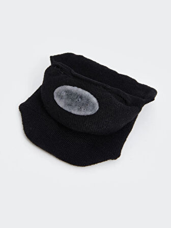 LCW ACCESSORIES Siyah Düz Erkek Babet Çorap 7'li