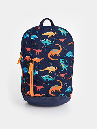 LCW ACCESSORIES KARIŞIK Dinozor Baskılı Erkek Çocuk Sırt Çantası