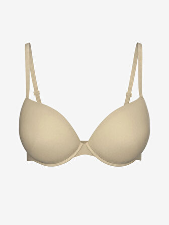 LCW DREAM Pembe Balenli Dolgusuz Düz Tişört Sütyen