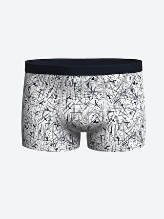 LC WAIKIKI Lacivert Standart Kalıp Pamuklu Esnek Erkek Boxer 3'lü