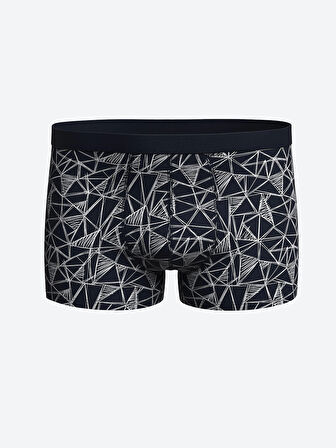 LC WAIKIKI Lacivert Standart Kalıp Pamuklu Esnek Erkek Boxer 3'lü