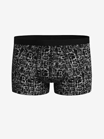 LC WAIKIKI Siyah Standart Kalıp Pamuklu Esnek Erkek Boxer 3'lü