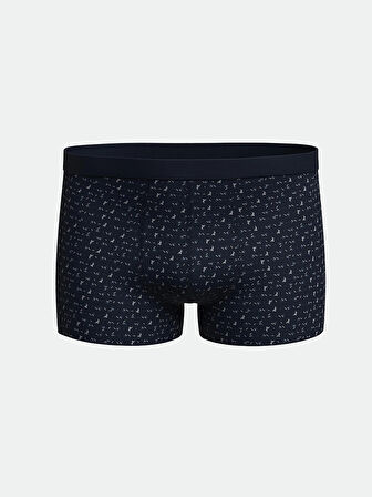 LC WAIKIKI Lacivert Standart Kalıp Pamuklu Esnek Erkek Boxer 3'lü