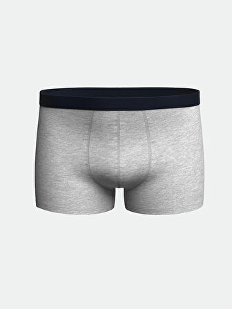 LC WAIKIKI Lacivert Standart Kalıp Pamuklu Esnek Erkek Boxer 3'lü