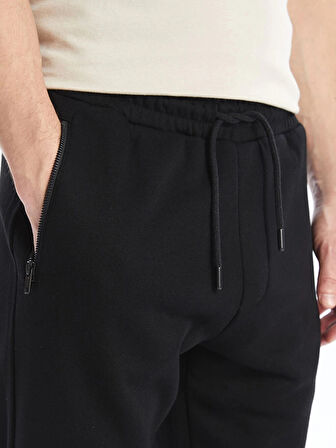 LCW Casual Siyah Slim Fit Erkek Kalın Eşofman Altı