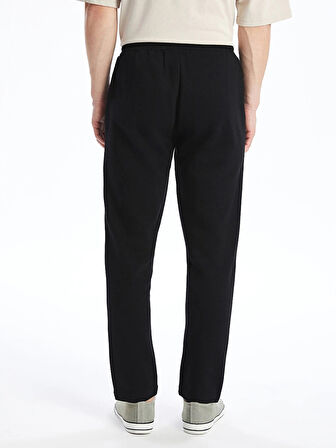 LCW Casual Siyah Slim Fit Erkek Kalın Eşofman Altı